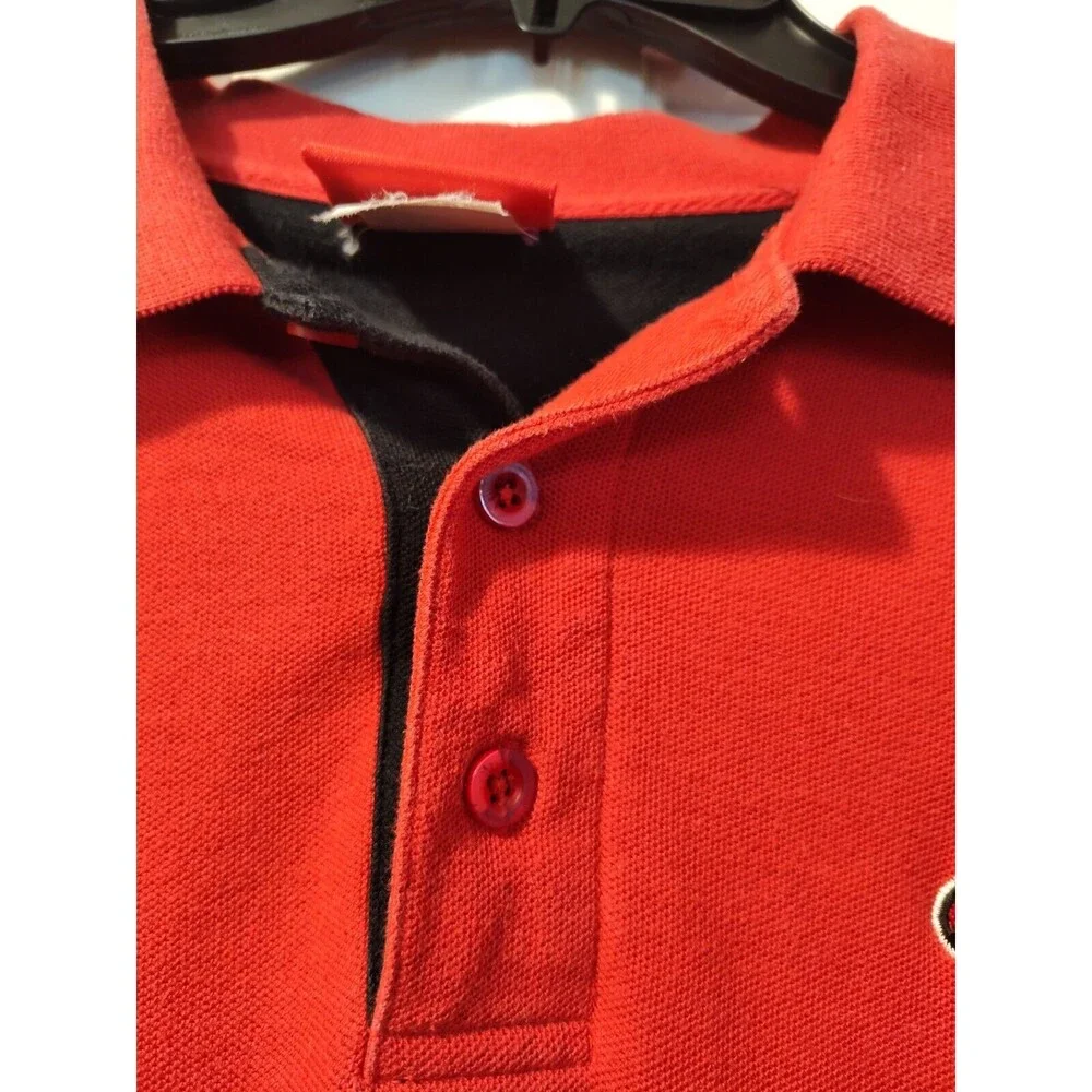 Vintage Tampa Bay Buccaneeers Polo Shirt Adult XLarge Red Black White NFL - Picture 6 of 16